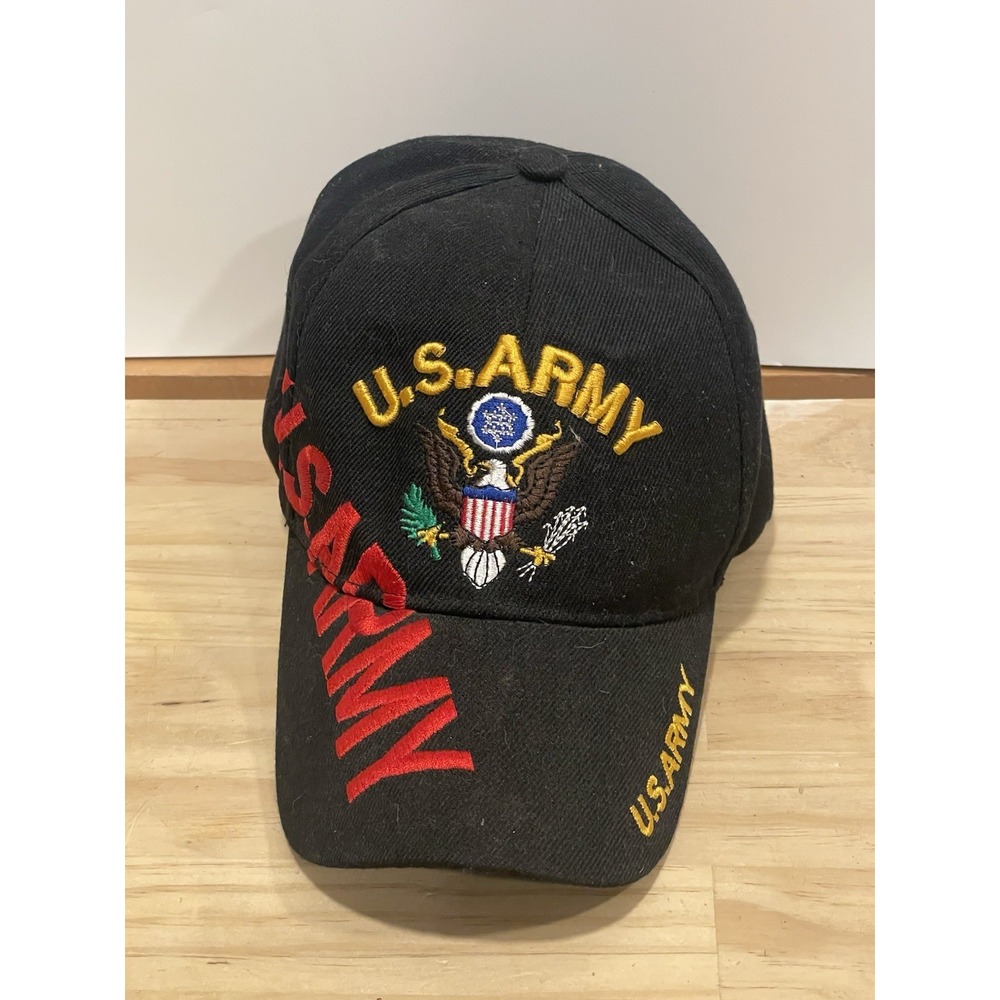 Vintage US Army Snapback Hat Baseball Cap 100% Cotton - Ships In A Box